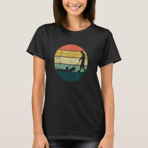 Retro gräsklippning gräsklippare trädgårdsskötsel t shirt