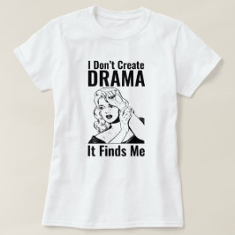 Retro Gråter Woman Drama T-Shirt