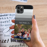 Retro Grått Black Rand Photo monogram<br><div class="desc">Den här designen kan vara personlig i det område som tillhandahålls genom att ändra fotot och/eller text. Du kan också anpassa den genom att klicka på Anpassa den här mallen och sedan välja klicka för att anpassa ytterligare alternativ och ta bort eller ändra färg i bakgrunden, lägga till text, ändra...</div>