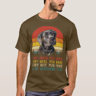 Retro Great dane varje gång du gör varje måltid T Shirt