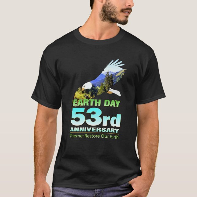 Retro Green Eco Friendly for Earth Day 2023 Awaren T Shirt (Framsida)