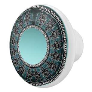 Retro Grekisk disk Knopp