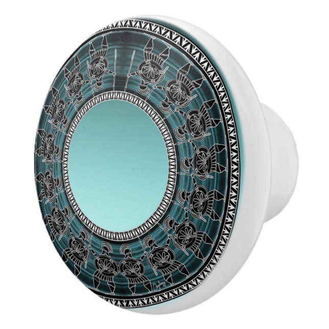 Retro Grekisk disk Knopp (Höger)