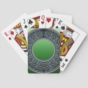 Retro grekisk diskett spel kort