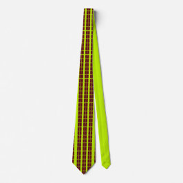 Retro Grid Neck Tie Slips