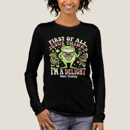 Retro groda Jesus tycker att jag är en förtjusnin T Shirt
