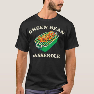 Retro grön böna gryta fat Roligt T Shirt