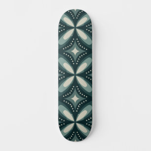 retro gröna former mini skateboard bräda 18,5 cm