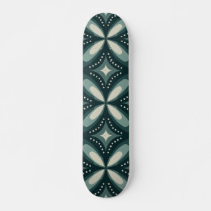 retro gröna former mini skateboard bräda 18,5 cm