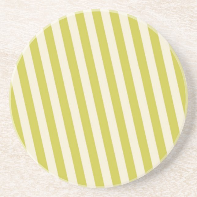 Retro Grönt stripe Mönster Underlägg (Framsidan)