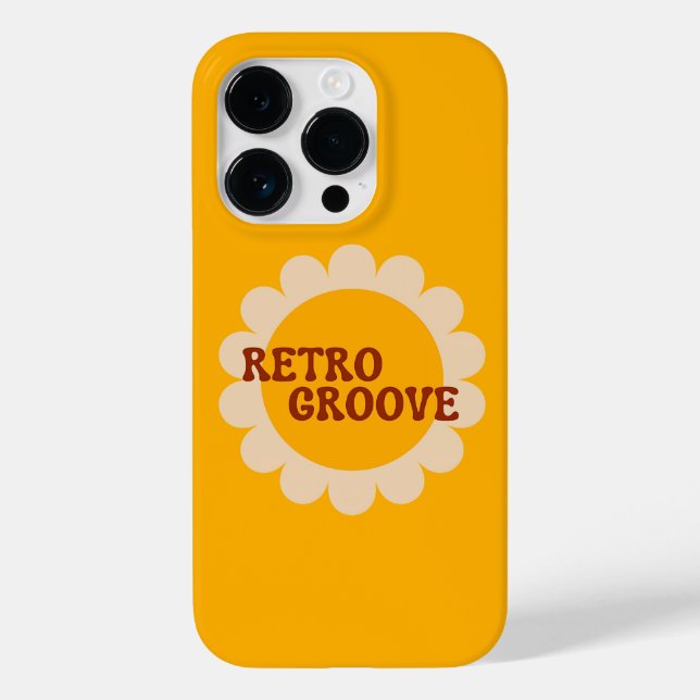 Retro Groove Case-Mate iPhone-fodral (Baksida)