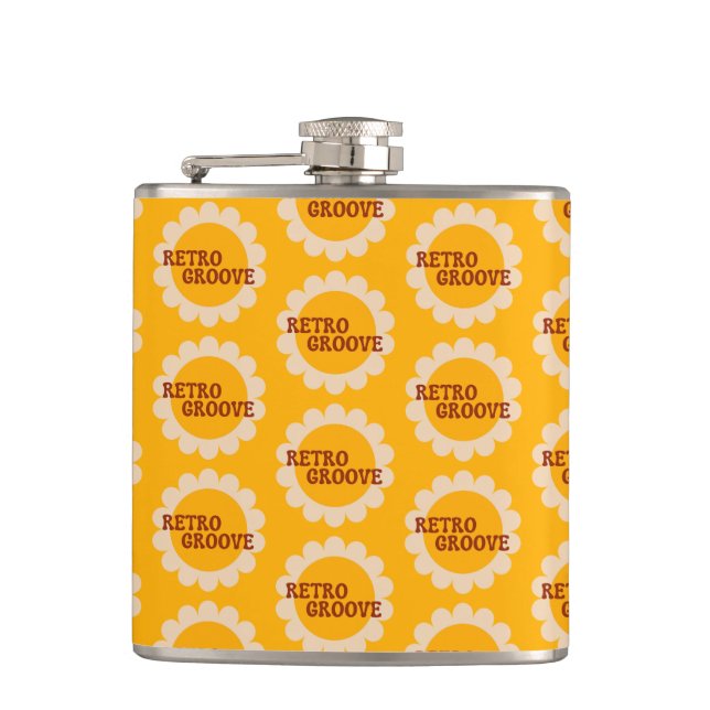 Retro Groove Flask Fickplunta (Framsidan)