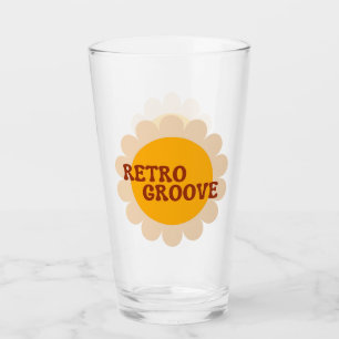 Retro Groove Glas