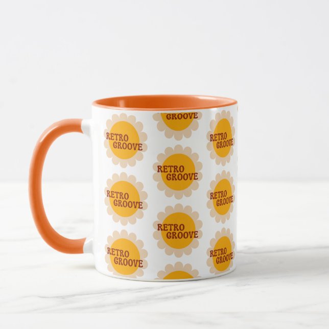Retro Groove Kaffemugge Mugg (Vänster)