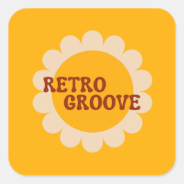 Retro Groove Klistermärke