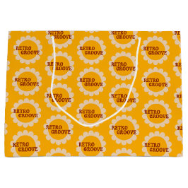 Retro Groove Large Gift Bag