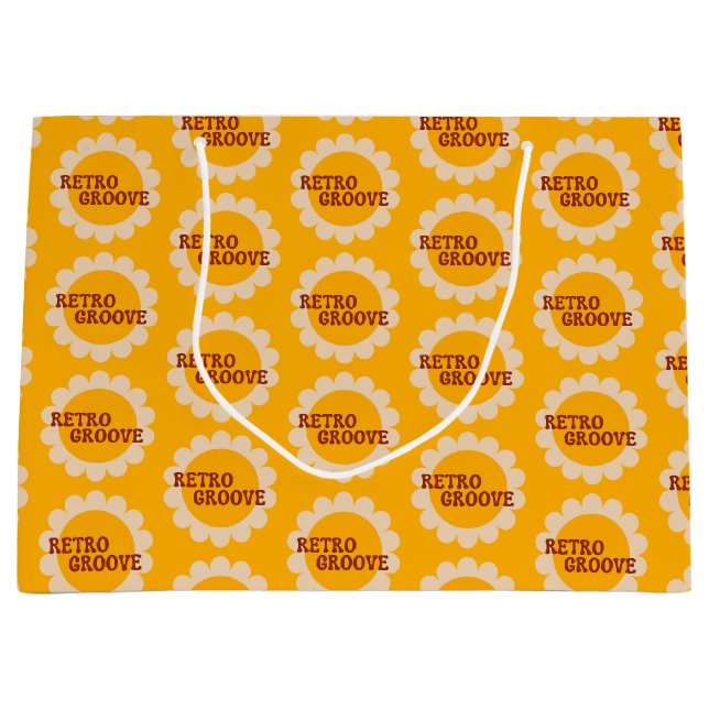 Retro Groove Large Gift Bag (Framsidan)