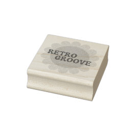 Retro Groove Rubber Stamp Stämpel