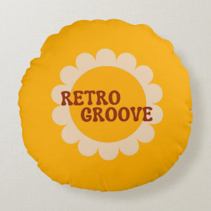 Retro Groove Rund Kudd Kudde