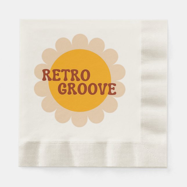 Retro Groove Servetter (Framsidan)