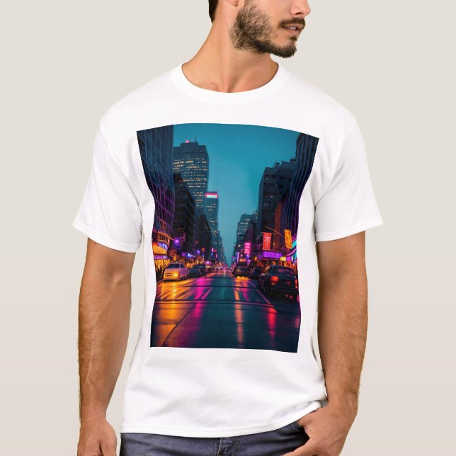 Retro Groove Shirt T Shirt (Framsida)