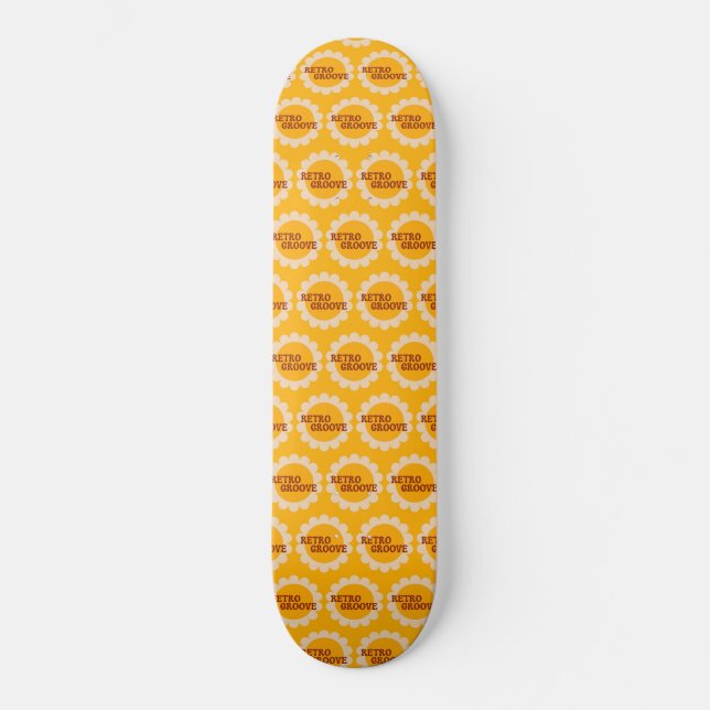 Retro Groove Skateboard (Framsida)