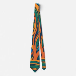 Retro Grooves Neck Tie Slips