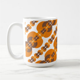 Retro Groovy 60's 70's Bubbles Mönster Kaffemugg