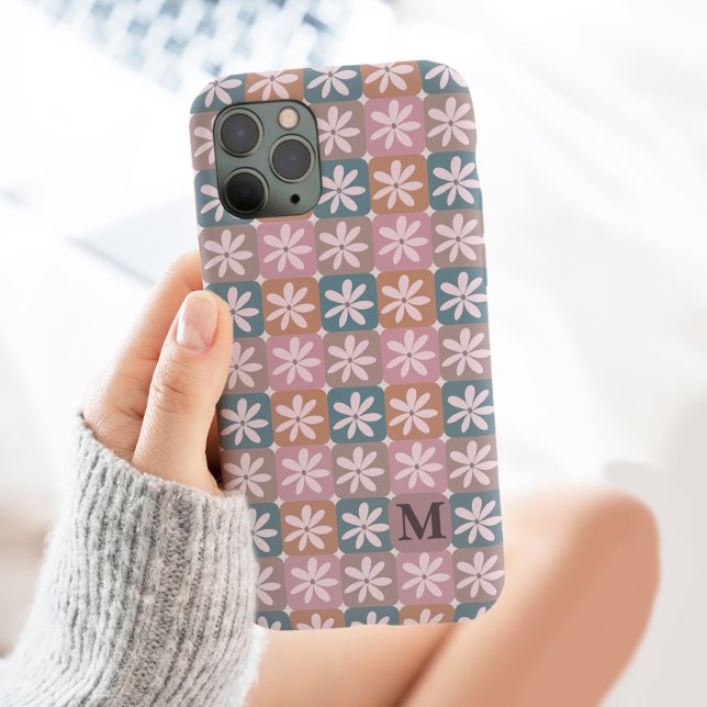 Retro Groovy 70s Daisy Monogram (Skapare uppladdad)