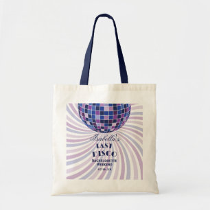Retro Groovy 70s Sista Disco Bachelorette Helg Tygkasse