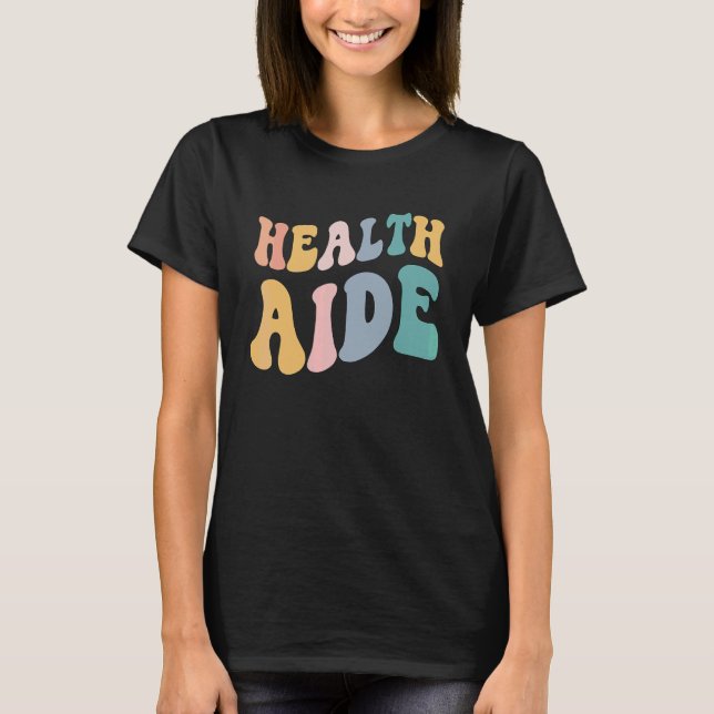 Retro Groovy Admin Squad Tillbaka Till Skolan Häls T Shirt (Framsida)