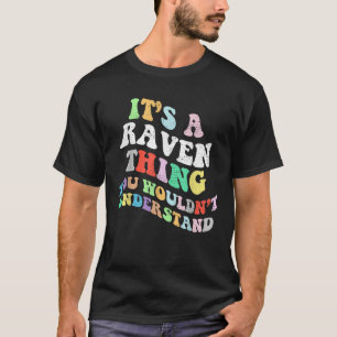 Retro Groovy är en Raven Sak du inte skulle förstå T Shirt