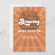 Retro Groovy Baby brinner i halloween-babyskor