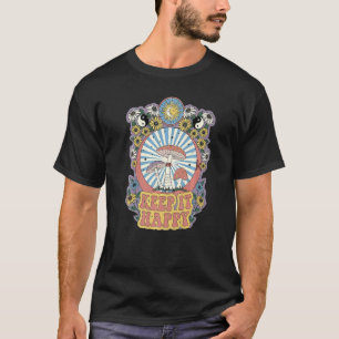 Retro Groovy Behålla IT Lycklig Mushroom Daisy Sol T Shirt