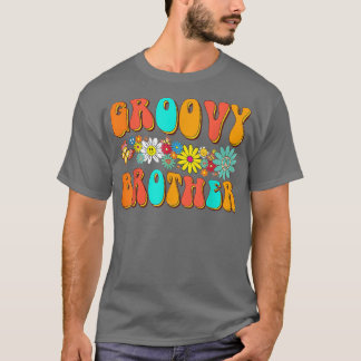 Retro Groovy Birthday Family Matching Cute Groovy T Shirt
