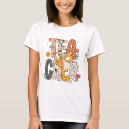 Retro Groovy Boho Blommigt Lacher T Shirt