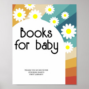 Retro Groovy - Bokar för baby Poster