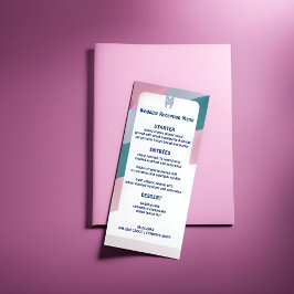 Retro Groovy bröllop Menu - En resa till Nostalgia Meny