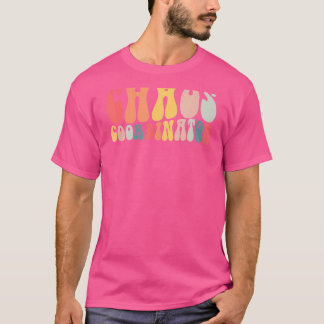 Retro Groovy Chaos samordnare Mamma Lärare tillbak T Shirt