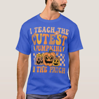 Retro Groovy Coolest Pumpkin in the Patch Hallowee T Shirt