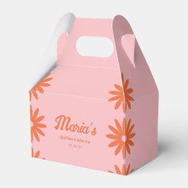 Retro Groovy Daisy Quinceanera Presentaskar