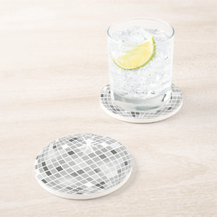 Retro GROOVY Disco Boll Möhippa sandsten Underlägg