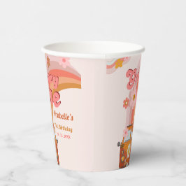 Retro Groovy en Daisy Flower Födelsedagsfest