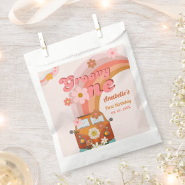 Retro Groovy en Daisy Flower Födelsedagsfest