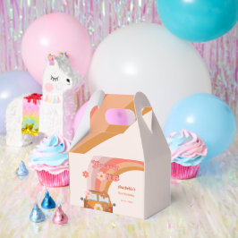 Retro Groovy en Daisy Flower Födelsedagsfest Presentaskar