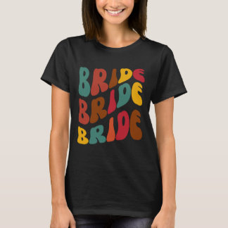 Retro Groovy Färgglad Brud 70-,60-Tal,Tematisk T Shirt