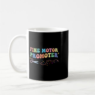 Retro Groovy Finmotor Främjare Arbetsterapi Kaffemugg