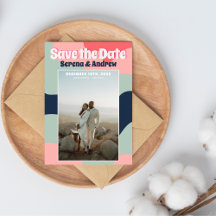 Retro Groovy-foto med fetstil Abstrakt