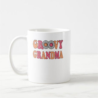 Retro Groovy Grandma Matching Family Kaffemugg