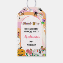 Retro Groovy Halloween Tack Birthday